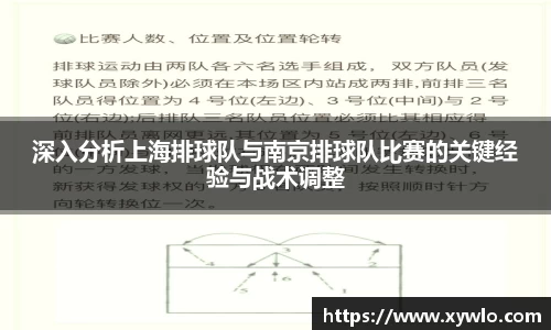 深入分析上海排球队与南京排球队比赛的关键经验与战术调整